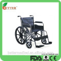 Extra Breite und verstellbarer Sitz hoher Stahl manueller Rollstuhl